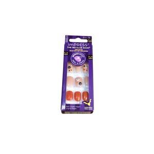Kiss Impress No Glue Mani Press-On Nails Glow In The dark Halloween 30 Nails